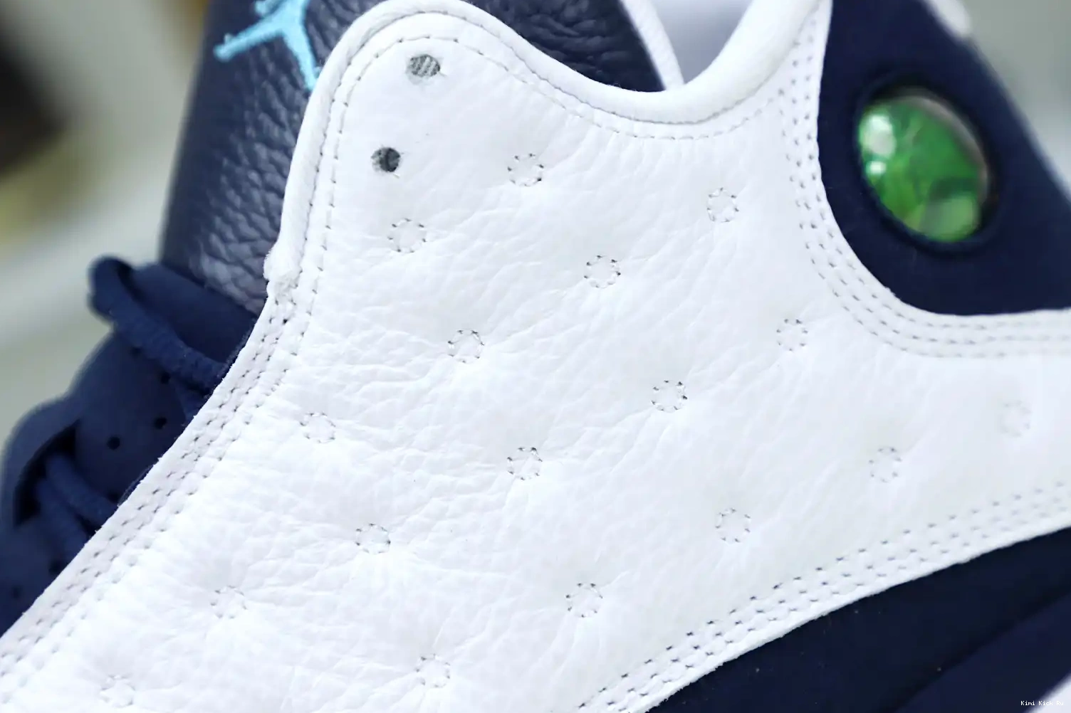 Kimikick BLUE POWDER AIR OBSIDIAN RETRO JORDAN WHITE 13 414571-144 0427